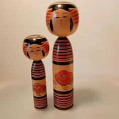 創作こけし 椿文様 伝統工芸品 - メルカリ