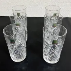 HOYA CRYSTAL ホヤクリスタル グラス 6個セット【⑪059m】