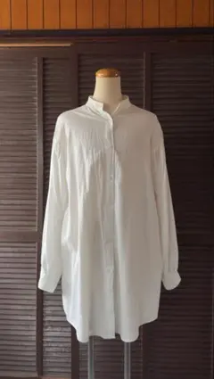 Honeysuckle Rose ホワイト長袖シャツ Mのサムネイル