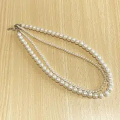 二連パールネックレス