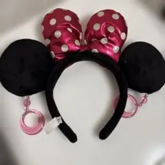 東京ディズニーリゾート ミニーマウスカチューシャ 水玉