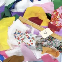 4 ちりめんハギレセット