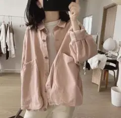 春にぴったり✦ゆったりシャツジャケット♡シンプルでお洒落なお出かけコーデ