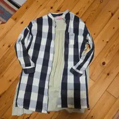 ライムインク　チェック柄ワンピース