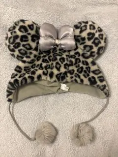 ディズニー　ヒョウ柄ファンキャップ　レア　かわいい　ディズニーランド　シー