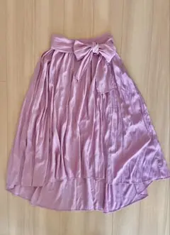 MERCURYDUO マーキュリーデュオ アシンメトリー　ロングスカート　ピンク