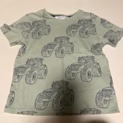 【美品】H&M トラクター柄 半袖Tシャツ 110cm