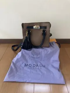 モダルーロンドンMODALUレザー本革スクウアバッグのサムネイル