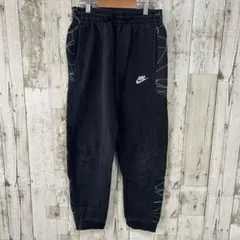 NIKE ナイキ パンツ ボア ジャージ ロゴ ブラック L
