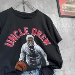 US古着/S アンクルドリュー バスケ 映画 ムービーt プリントTシャツ 黒