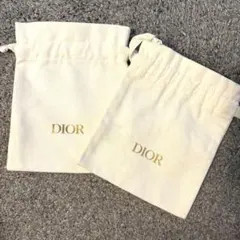 E*y様 Dior ディオール　布製ポーチ　巾着 【2個セット】