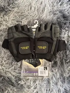 ぼぼ未使用　Lサイズ　GOLD'S GYM ゴールドジム レザーグローブ
