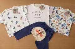 アンパンマン Tシャツ・パンツ4枚セット 90cm
