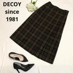【今季大注目のチェック】デコイ since 1981 チェック ロング スカート