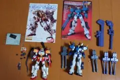 【組み立て済み】MGガンダムヘビーアームズEW旧キットヘビーアームズ　２体セット 組み立て済み】MGガンダムヘビーアームズEW旧キットヘビーアームズ 2