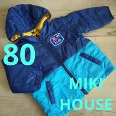 ☆MIKIHOUSE☆80☆長袖リバーシブルアウター☆