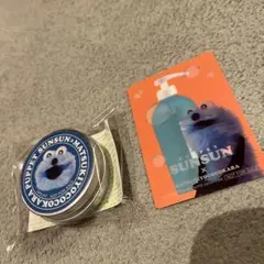 パペットスンスン　マツキヨ　クリームケース、クリアカード付きステッカー