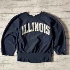 y*様 Champion リバースウィーブ L ネイビー カレッジロゴ 90s