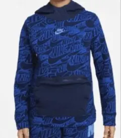 Nike ナイキ　ネイビー （ブルー系）ロゴパーカー 130cm 【新品未使用】