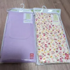UNIQLO ベビーレギンス 紫 花柄 90