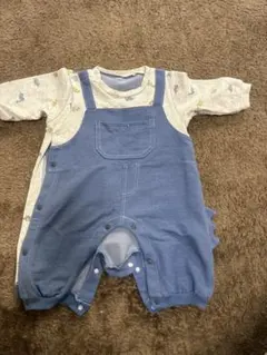 ロンパース・カバーオール 60-70cm 恐竜柄