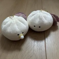 中華街 肉まん 包子 ぬいぐるみ キーホルダー ぶるぶる付き