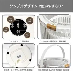 Adotpo】小型洗濯機 バケツ型 ミニ洗濯機 コンパクト ポータブル 予ha