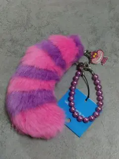チェシャ猫 しっぽ キーホルダー 東京ディズニーランド チャーム付きのサムネイル