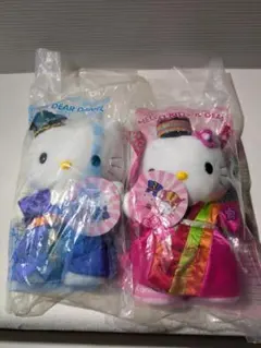 【未開封】ハローキティ＆ディアダニエル　韓国結婚式ぬいぐるみ