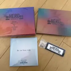 to HEROes 2nd 初回限定盤 通常盤2形態特典アクスタと銀テープ - メルカリ