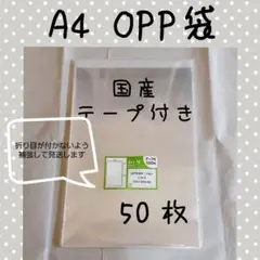 A4 OPP袋 50枚+B5 OPP袋 50枚