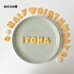 MICHA様　ハーフバースデー　フェイククッキー