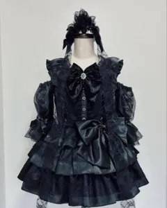 ゴスロリ ブラックドレス アイドル衣装
