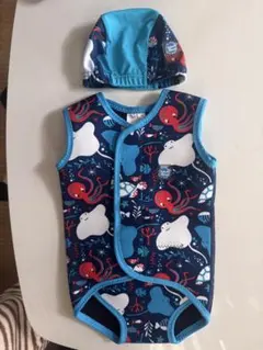 スプラッシュアバウト (Splash About)ベビーラップと帽子　Mサイズ