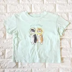 ☆即購入OK《着用感少なめ》半袖Tシャツ　ユニクロ　モフサンド　キッズ子供　緑