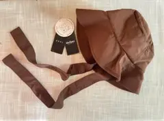 wild things ekal リボン付き ハット 茶色