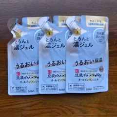 豆乳イソフラボン　とろんと濃ジェル　オールインワン×3のサムネイル