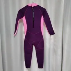 MANTA キッズ ウェットスーツ ピンク/パープル　サーフィン 水遊び用