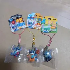 スティッチ ご当地ビーズストラップ 3種セット