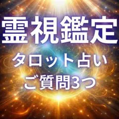 【ご質問3つ】霊視鑑定　タロット占い　恋愛・仕事・人間関係・人生・将来