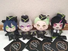 ディズニーツイステッドワンダーランド　寮服マスコット　4種類セット