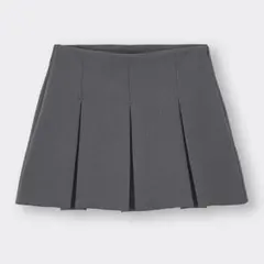 GU ローウエストプリーツミニスカート