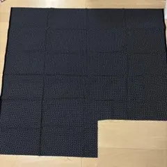 生地　黒水玉　幅110×1m