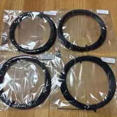 テニスガット 4本セット 黒 テクニファイバーシンセティックガット