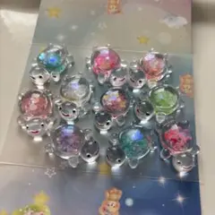 光るカメ　グリッターシール♪*。