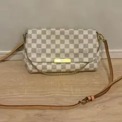 LOUIS VUITTON ショルダーバッグ ダミエアズール フェイボリットMM