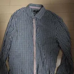 H&M スリムフィット チェックシャツ M