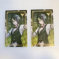 伊波ライ 箔押しカクテルカード アニカフェ