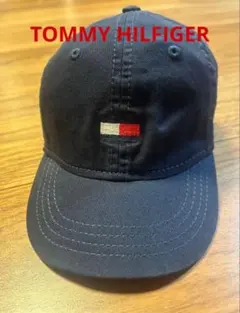 TOMMY HILFIGER トミー　キッズ用キャップ　帽子　ネイビー　ロゴのサムネイル