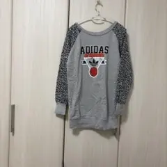 adidas バスケットボールプリント 薄手スウェット